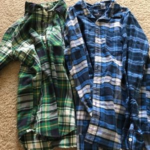 NWOT Plaid button downs (bundle of 2)